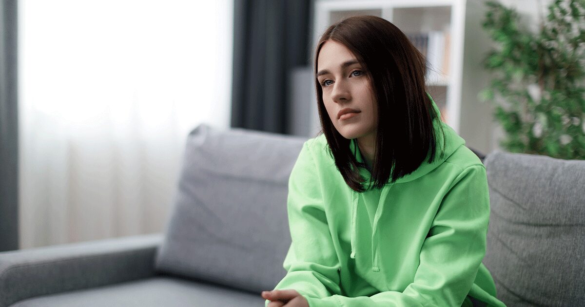 Someone thinking about having an abortion